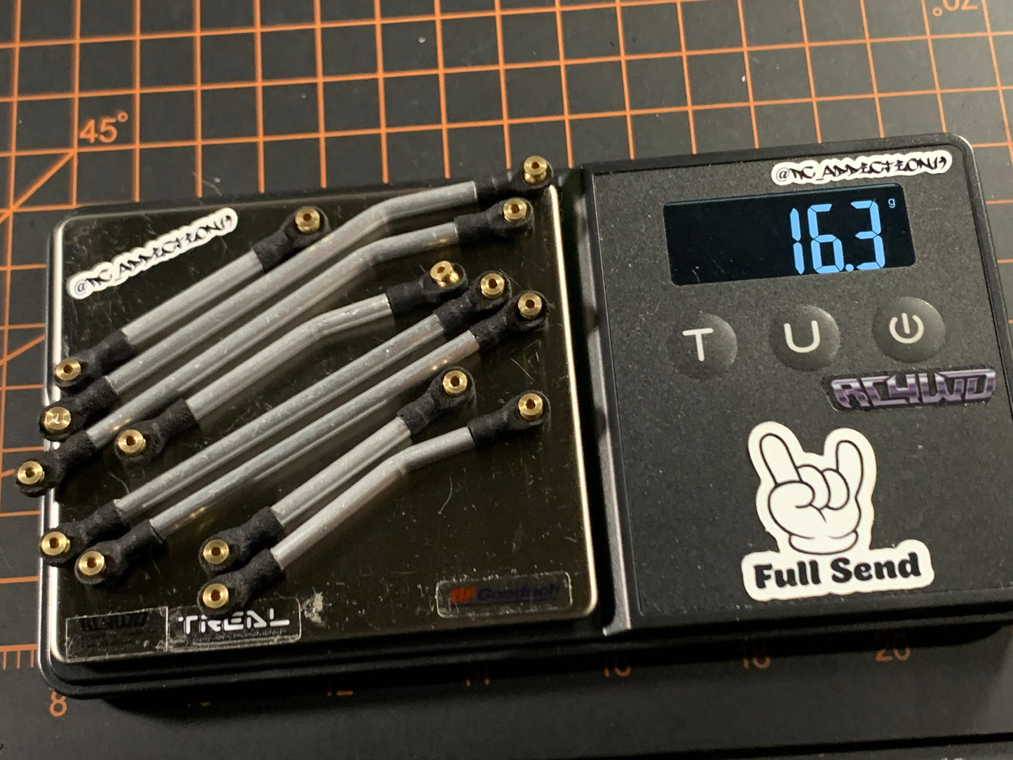 SCX24 Gladiator HC links & steering links**