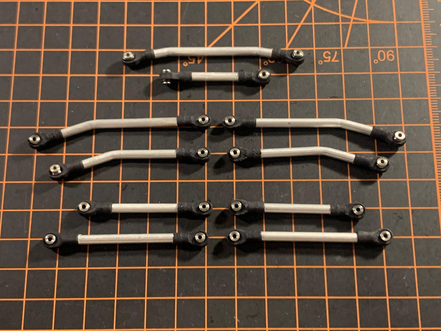 SCX24 Base Camp JLU C10 or Bronco HC Links & steering links**