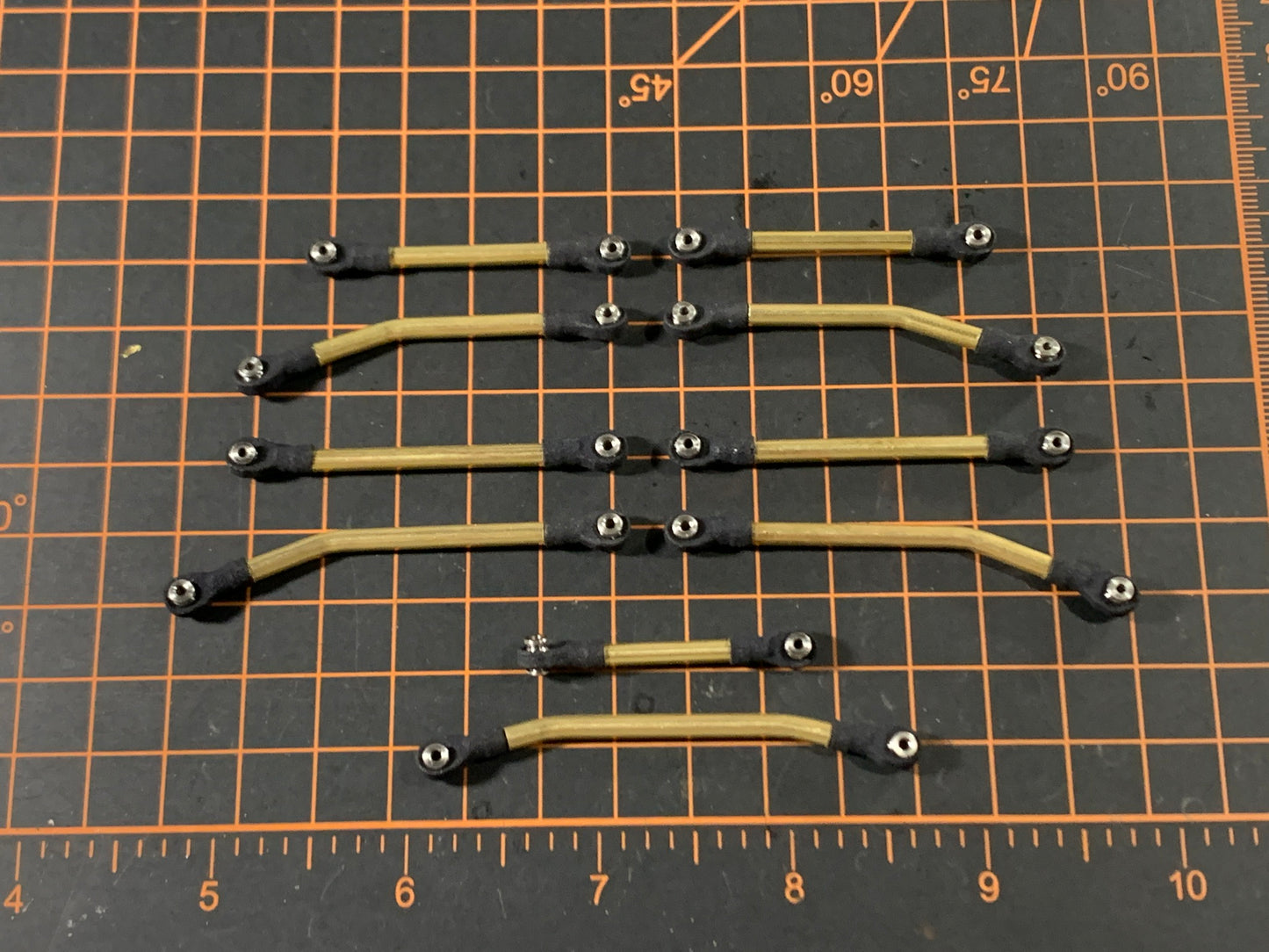 SCX24 Base Camp JLU C10 or Bronco HC Links & steering links**