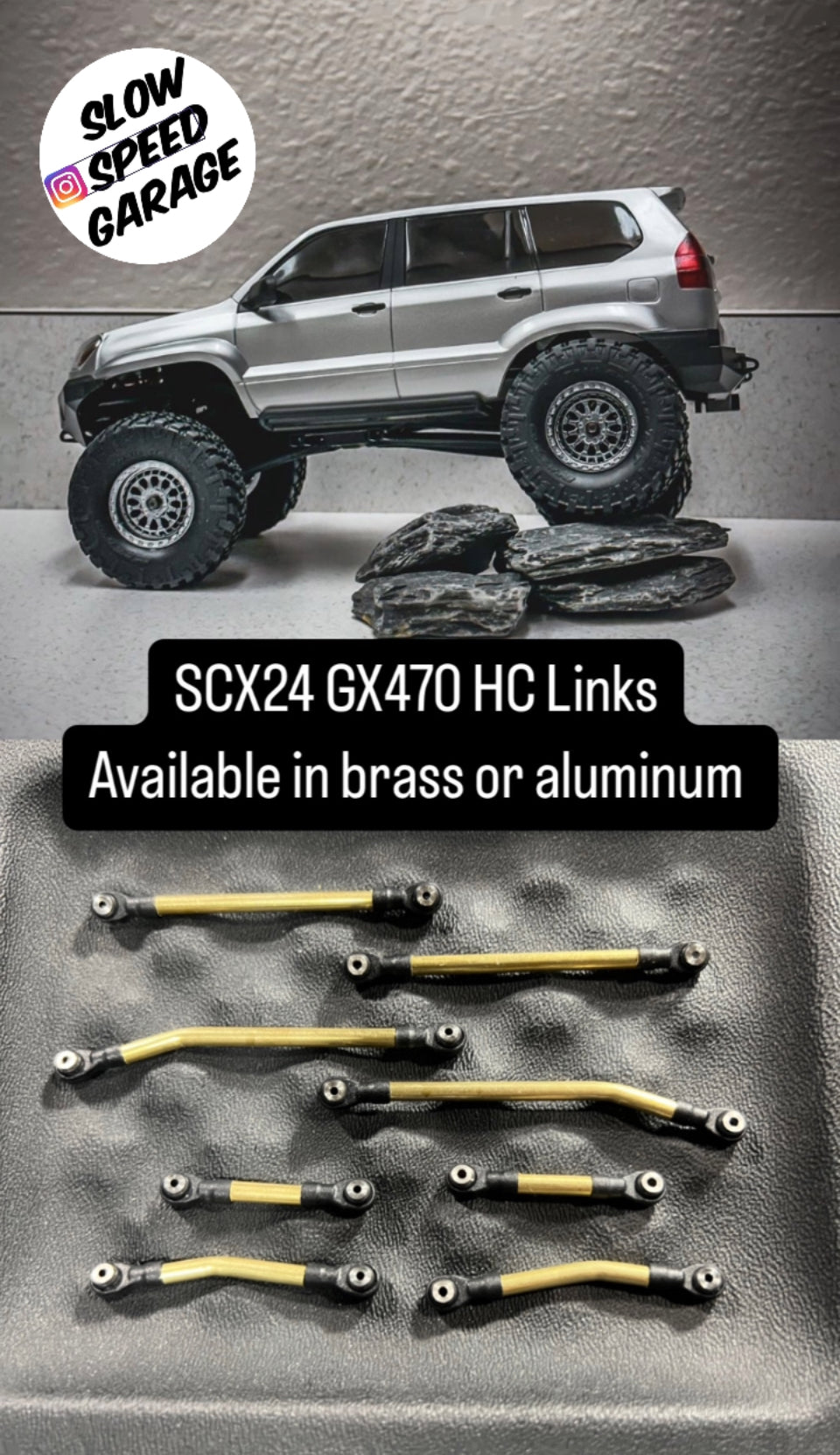 NEW SCX24 GX470 HC LINKS 128mm